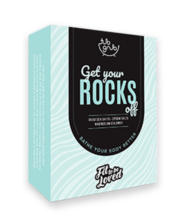 Get Your Rocks Off - With a mix of magical Dead Sea Salts, Epsom Salts, Magnesium Chloride Flakes