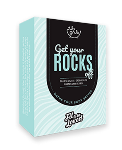 Get Your Rocks Off - With a mix of magical Dead Sea Salts, Epsom Salts, Magnesium Chloride Flakes